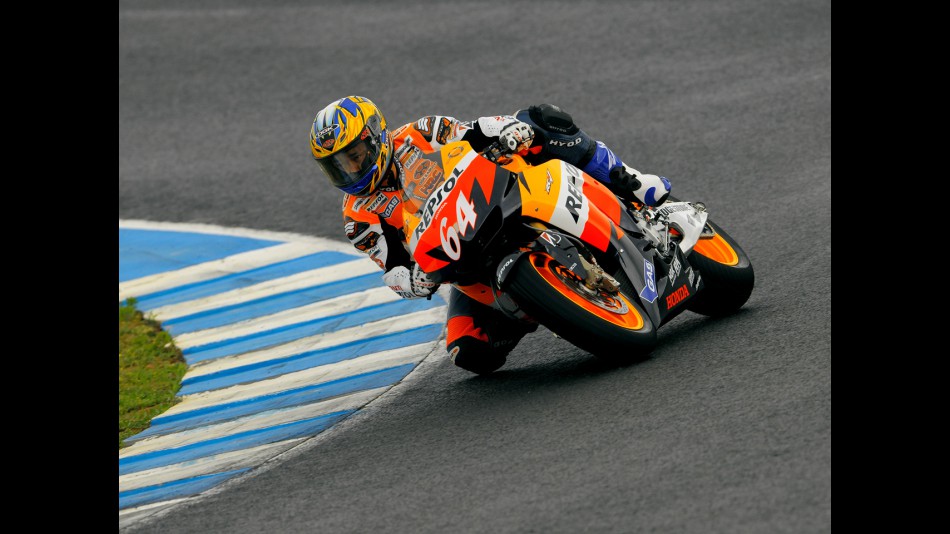 Kousuke Akiyoshi on track in the Official MotoGP Test in Jerez