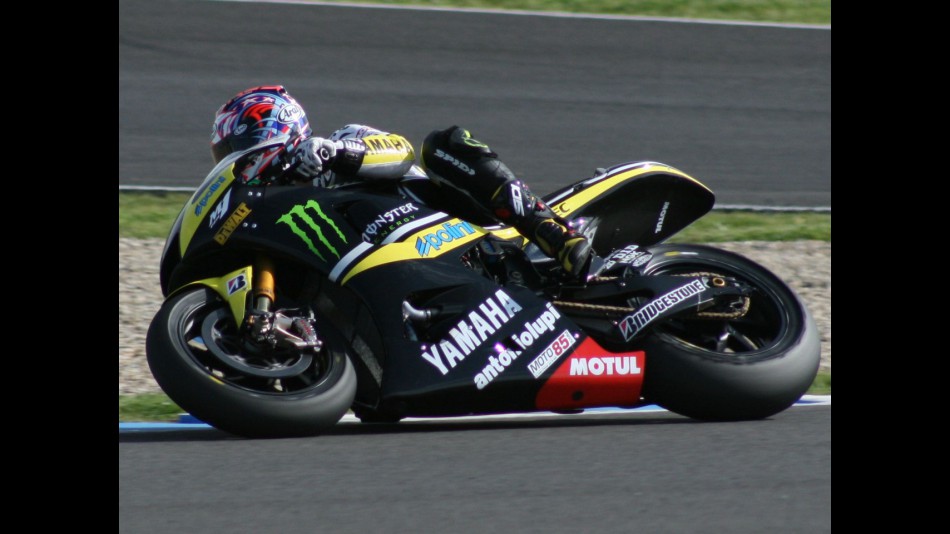 Colin Edwards at the Jerez circuit