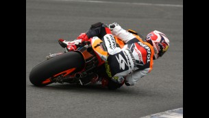 Andrea Dovizioso making progress with the Repsol Honda team in Jerez