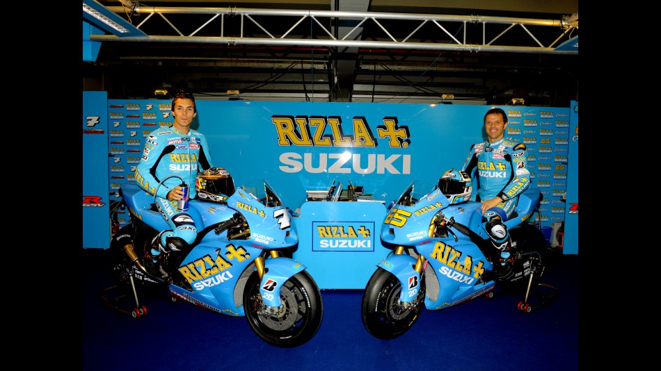 Rizla Suzuki bike unveiling in Jerez
