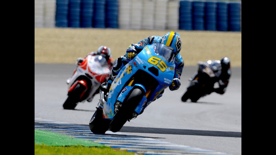 Loris Capirossi in action at the Official MotoGP Test in Jerez