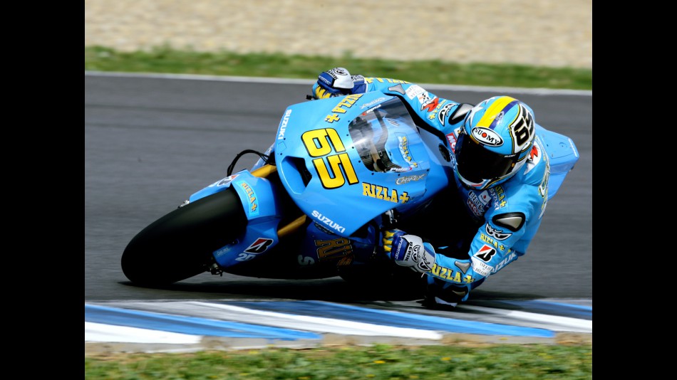Loris Capirossi on track at the Official MotoGP Test in Jerez