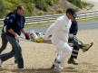 James Toseland crashes at Official MotoGP Test