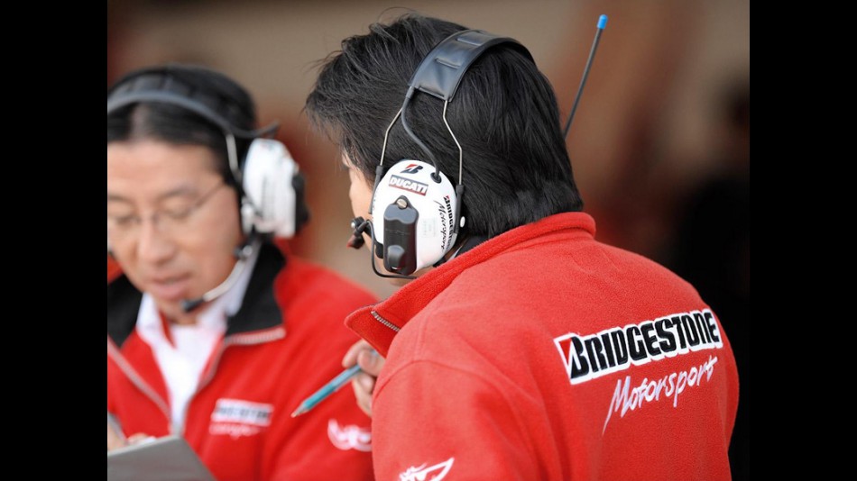 Bridgestone MotoGP technicians