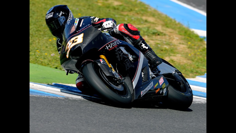 Marco Melandri on track at the Official MotoGP Test in Jerez