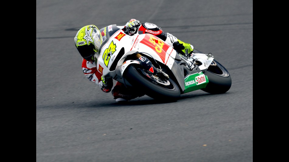 Toni Elias on track at the Official MotoGP Test in Jerez