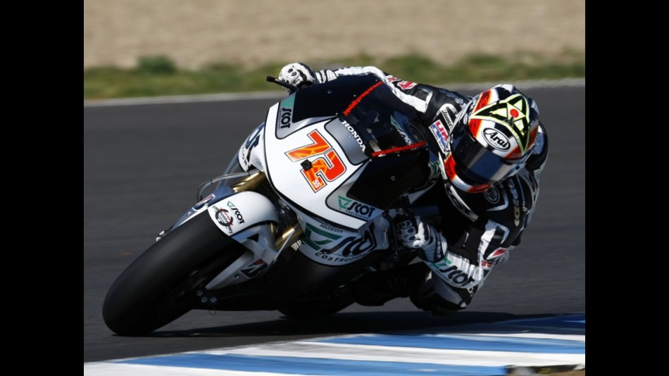 Yuki Takahashi at the Official MotoGP Test