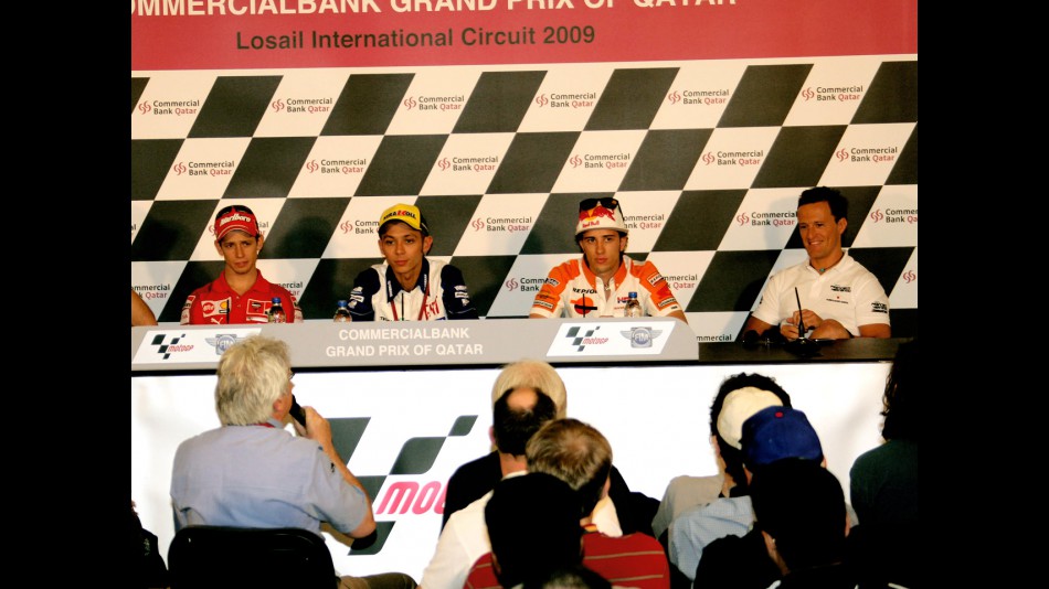 MotoGP Riders at the Commercial Bank Grand Prix of Qatar Press Conference