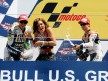 Valentino Rossi and Dani Pedrosa celebrating podium at the Red Bull U.S. Grand Prix