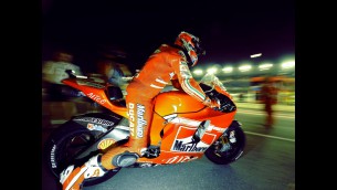 Stoner reviews first pole position of new season