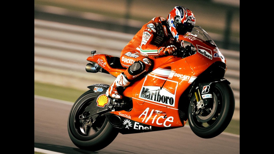 Ducati Casey Stoner at Losail Circuit