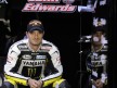 Colin Edwards in the Monster Yamaha Tech3 garage
