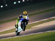 Valentino Rossi pulls off a wheelie in Qatar