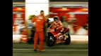 Casey Stoner leaving the Ducati garage