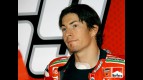 Nicky Hayden in the Ducati garage