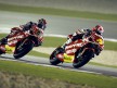Alvaro Bautista and Mike di Meglio in action in Qatar