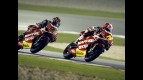 Alvaro Bautista and Mike di Meglio in action in Qatar