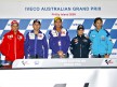 MotoGP riders at the Iveco Australian Grand Prix press conference