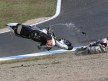 Hayden and Takahashi crash during MotoGP race in Motegi