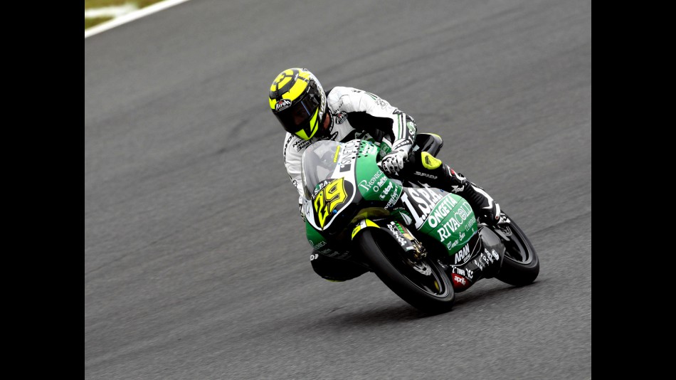 Andrea Iannone on track in Motegi