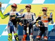 Valentino Rossi, Jorge Lorenzo and Dani Pedrosa on the Podium at Motegi