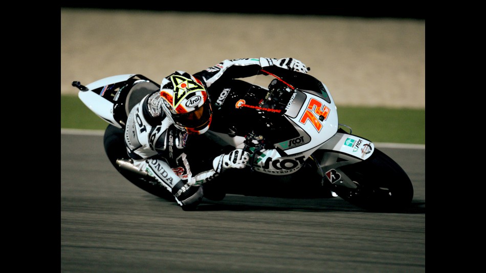 Yuki Takahashi in action in Qatar