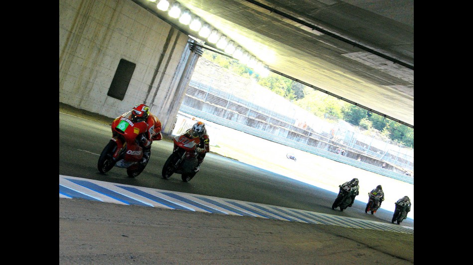 125cc Group in action in Motegi
