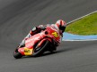 Álvaro Bautista in action at the Official Test in Jerez