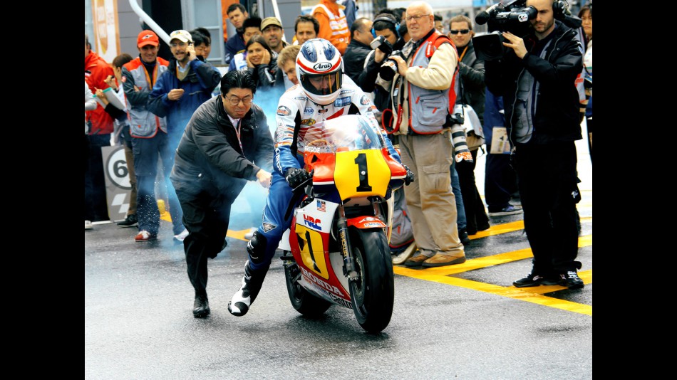 MotoGP Legend Freddie Spencer in Motegi
