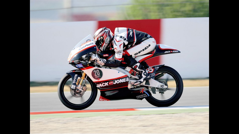 Nico Terol in action in Montmeló