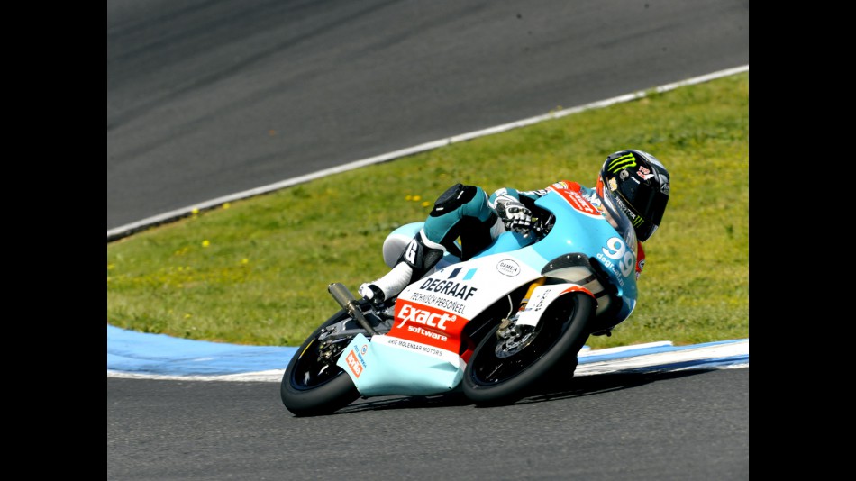 Danny Webb on track