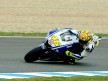 Valentino Rossi in action in Jerez