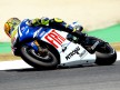 Valentino Rossi in action in Montmeló 