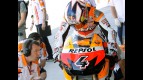 Andrea Dovizioso in the Pit Lane