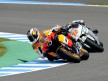 Andrea Dovizioso and Yuki Takahashi in action in Jerez