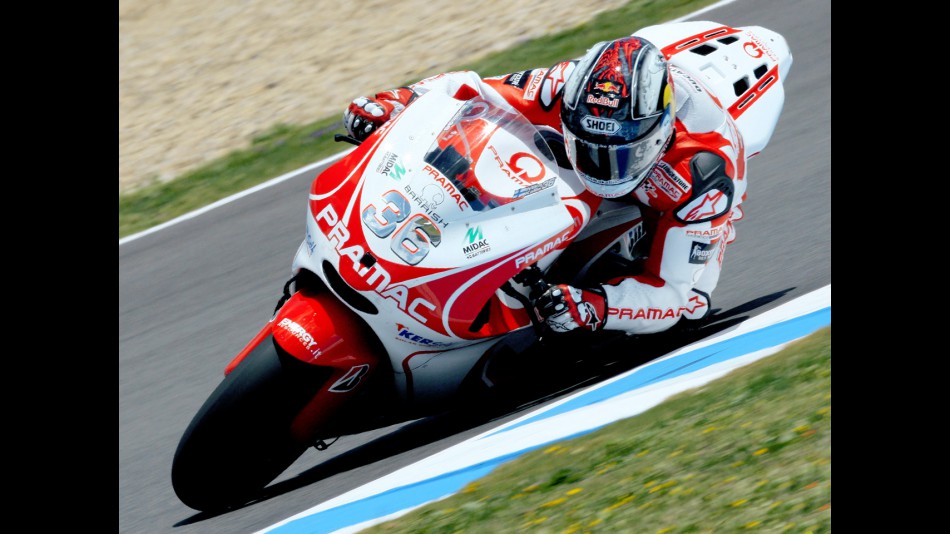 Mika Kallio on track in Jerez