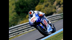 Lorenzo on top form in Jerez qualifying run