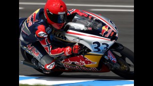Sturla Fagerhaug takes victory in round 1 of the Red Bull MotoGP Rookies Cup in Jerez