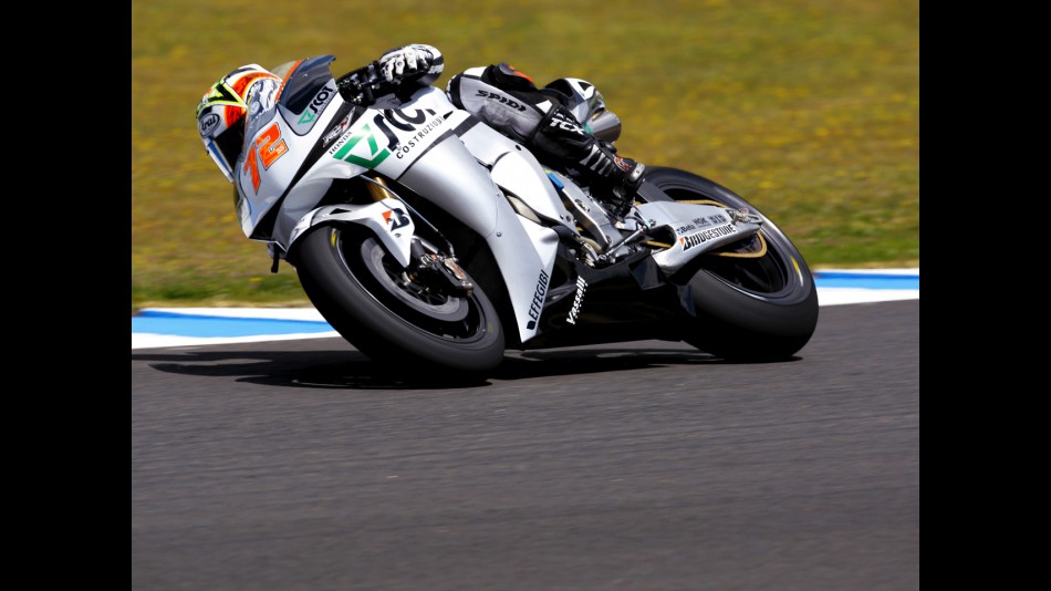 Yuki Takahashi in action in Jerez