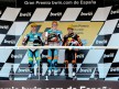 Sergio Gadea, Bradley Smith and Marc Marquez on the Podium at Jerez