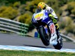 Valentino Rossi in action in Jerez