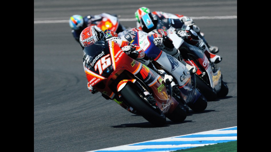 250cc Group in action in Jerez