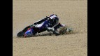 Karel Abraham crashes during 250cc race in Jerez