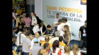 Dani Pedrosa attending local fans at Las Palmas de Gran Canaria