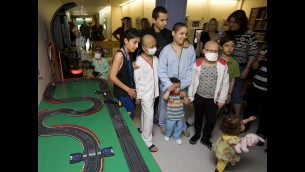 Lorenzo attends children’s hospital unit opening