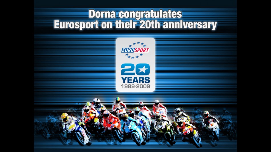 Dorna congratulates Eurosport on their 20th anniversary