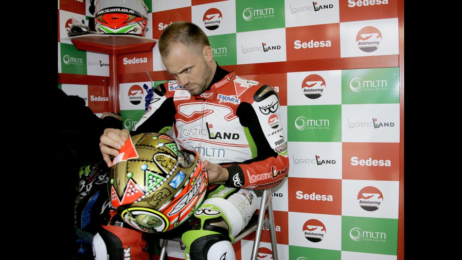 Gabor Talmacsi in the Balatongirng garage