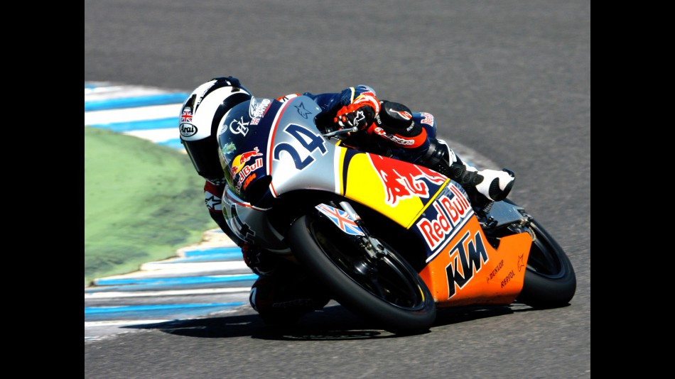 Red Bull Rookie Harry Stafford in action at Jerez