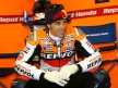 Andrea Dovizioso in the Repsol Honda garage
