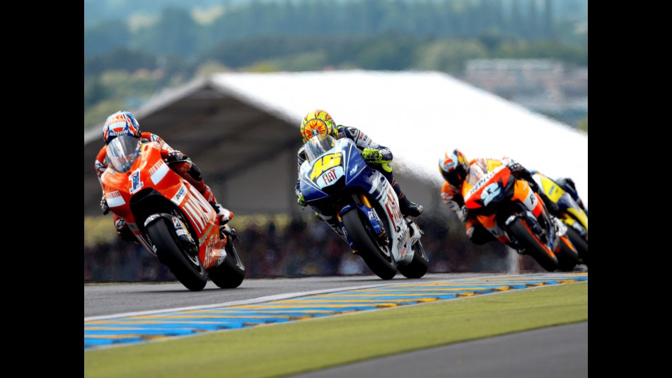 MotoGP Group in action in Le Mans in 2008